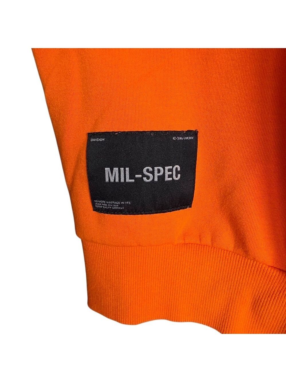 Izzue-Army Orange Graphic Crewneck Sweatshirt Men’s XL - Picture 7 of 10